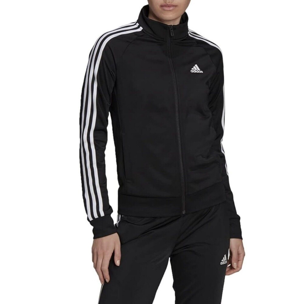 adidas Primegreen Essentials Warm-Up Slim 3-Stripes Track Jacket Size Small - Picture 5 of 5